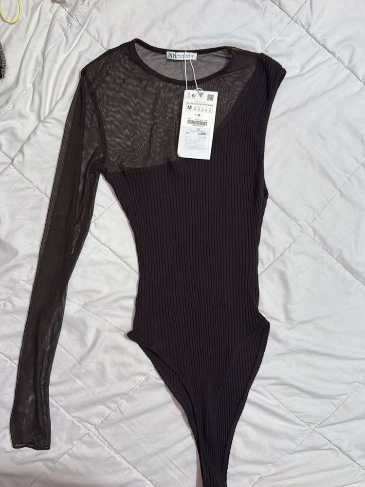 Asymmetrical ZARA bodysuit