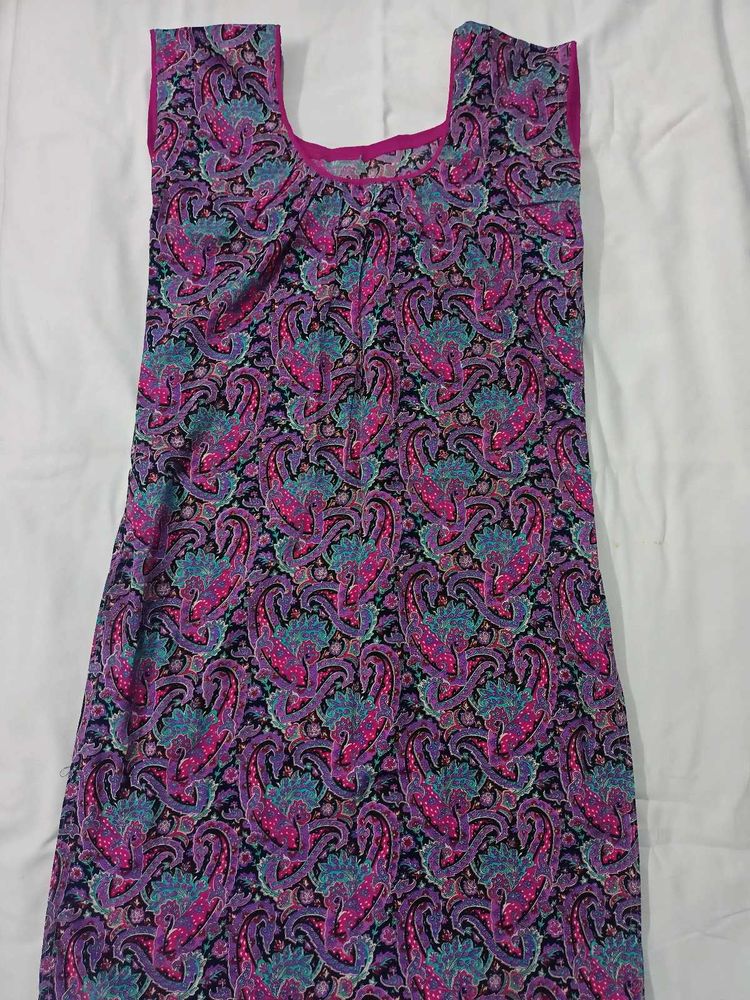 Paisley Print Dress