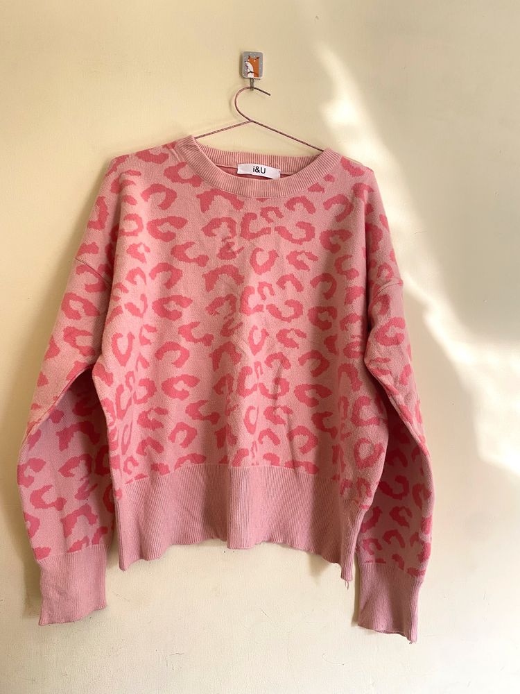 Animal Print Sweater ✨