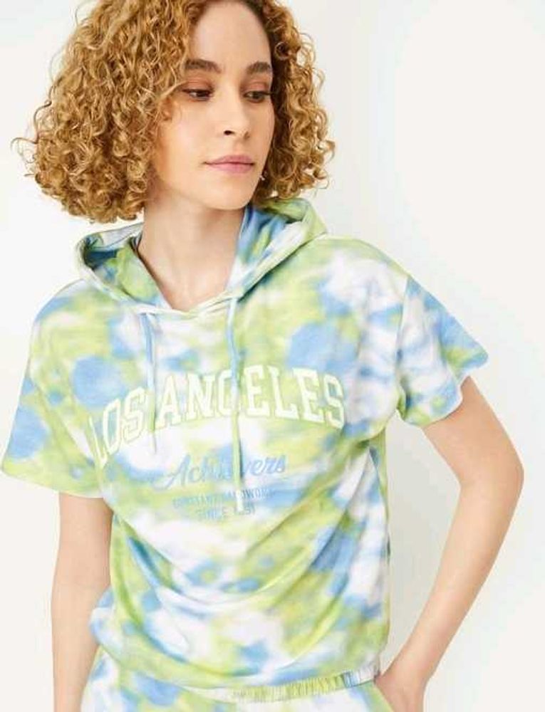 Max Brand Tie-Dye Hoodie Top