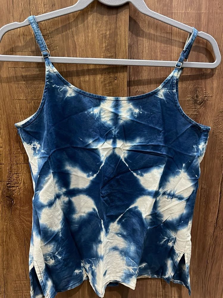 Tie-Dye Sleeveless Tank Top
