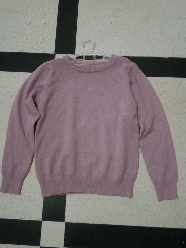 Lavender Pullover Sweater