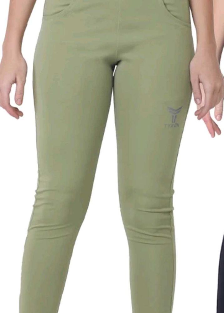 Solid Track Pant Or Jeggings