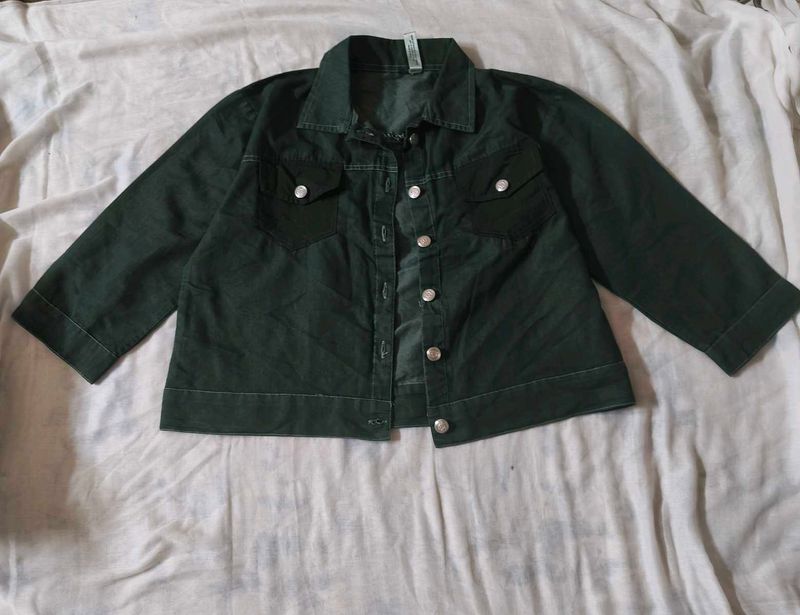 Green Denim Jacket