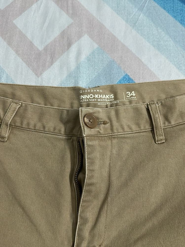 Giordano Inno-Khakis, Like New