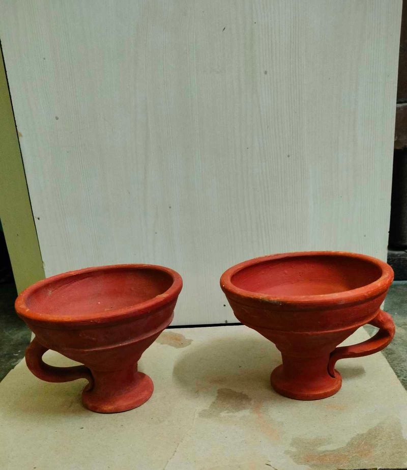 Clay Terracotta Cups