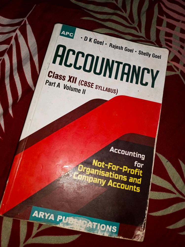 Accountancy Class 12th , Part A Vol 2
