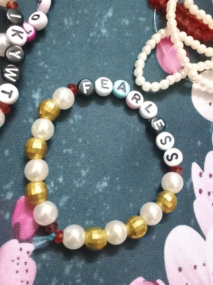 Taylor Swift 🫶 Fearless Handmade Bracelet