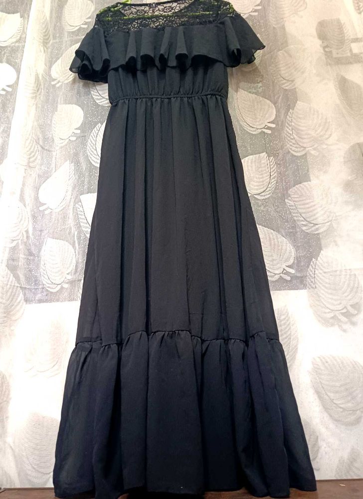 Elegant😍Black Maxi Dress