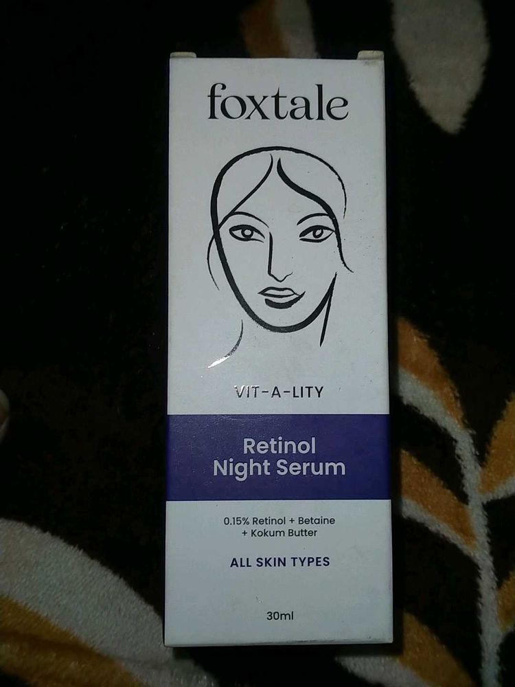 Foxtale Retinol Night Serum