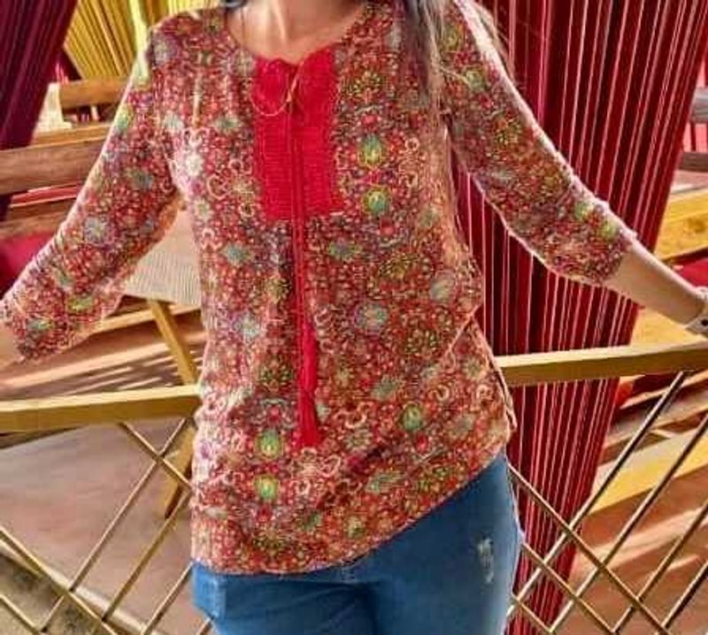 Floral Print Top