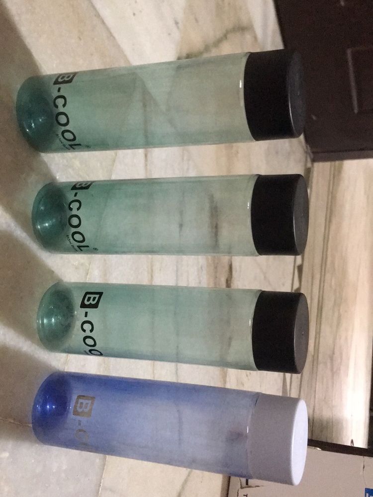 B Cool Water Bottles 4pc