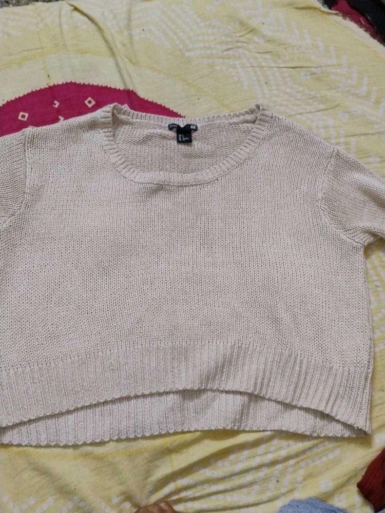 Cropped Knit Top