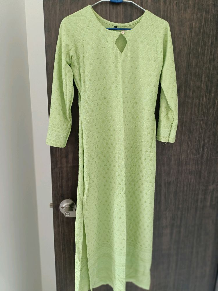 Price Drpoped..Small Chikankari Work, Pastel Shad
