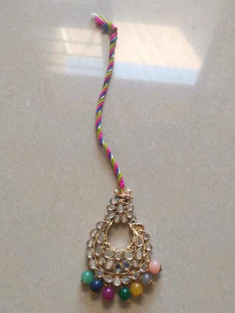 Multicolored Maangtika For Women&#39;s, Beautiful