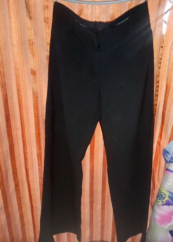 Flared Black Trouser