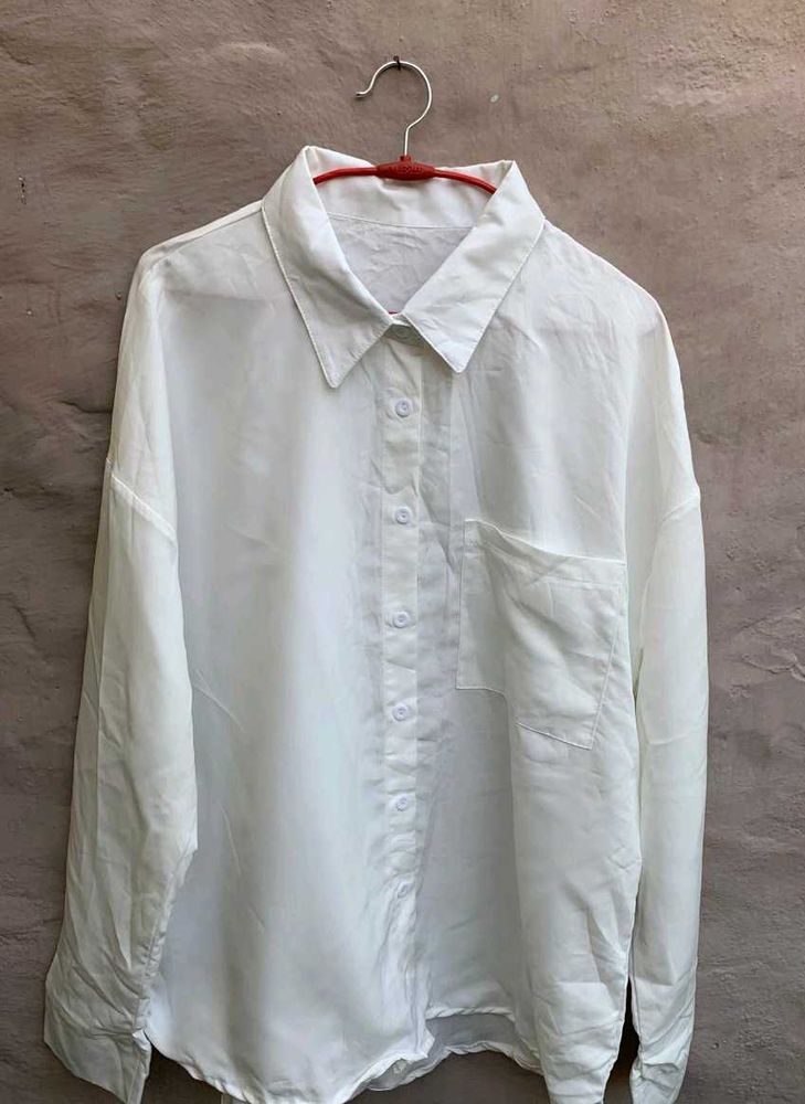White premium Button-Down Shirt