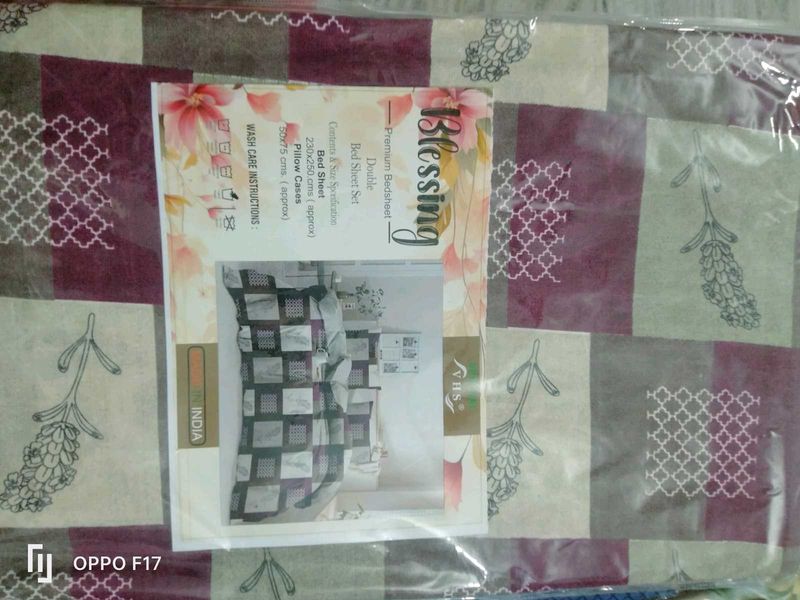 Box Design Double Bed Sheet