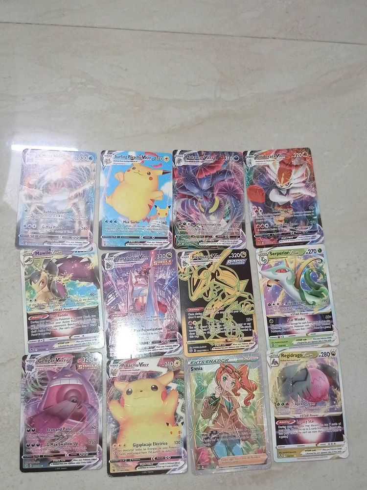 Vmax and Vstar Pokemon Cards