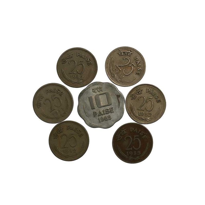 Vintage Indian Coins - 1963 &amp; 1983