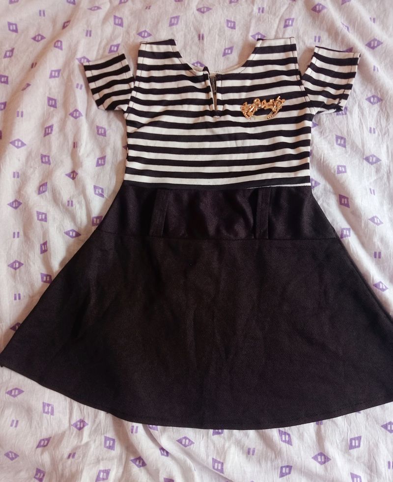 Frock (Black And White)
