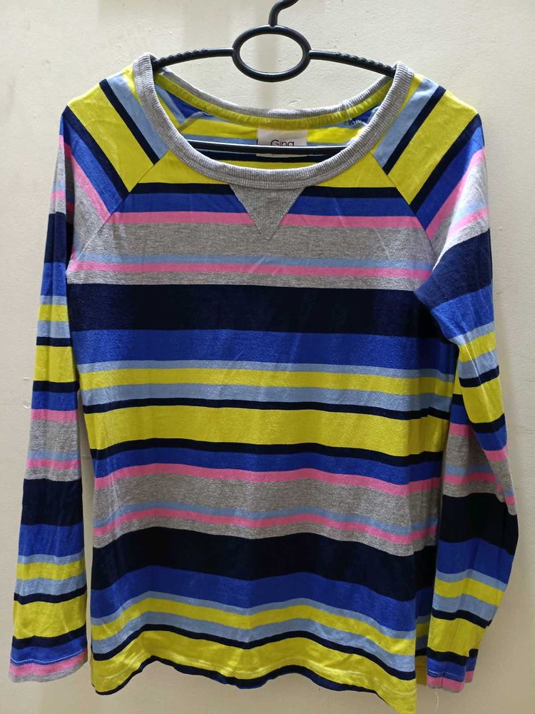 Striped Long Sleeve Top