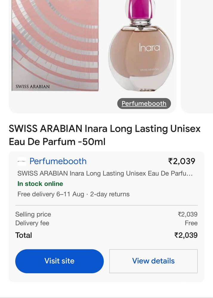 Inara- Swiss Arabian