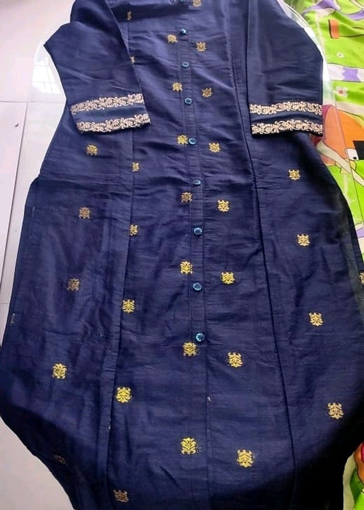 Chanderi Cotton Kurta