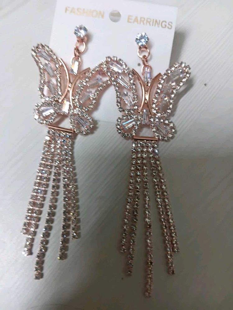 New Butterfly Tassel Earrings