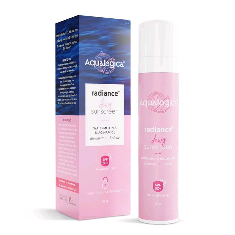 Aqualogica Radiance+ Dewy Sunscreen SPF 50+