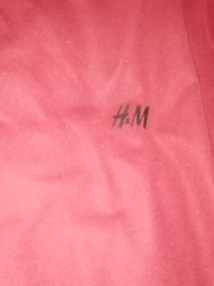 H&amp;M Maroon Long Sleeve T-Shirt