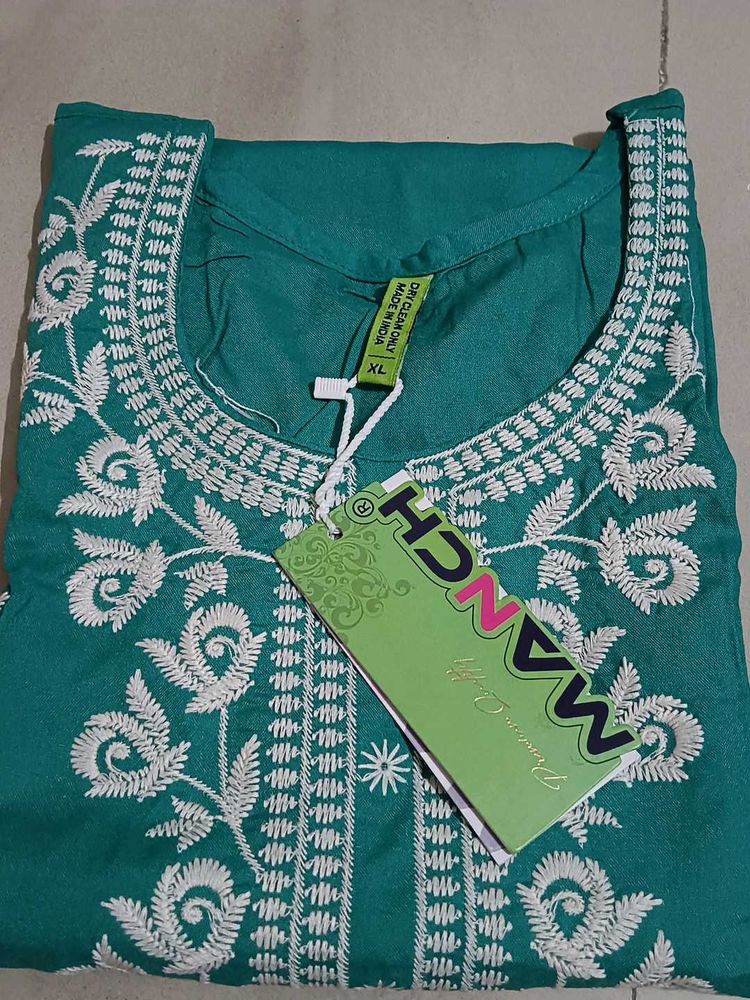 lakhanvi short reyon cotton kurti