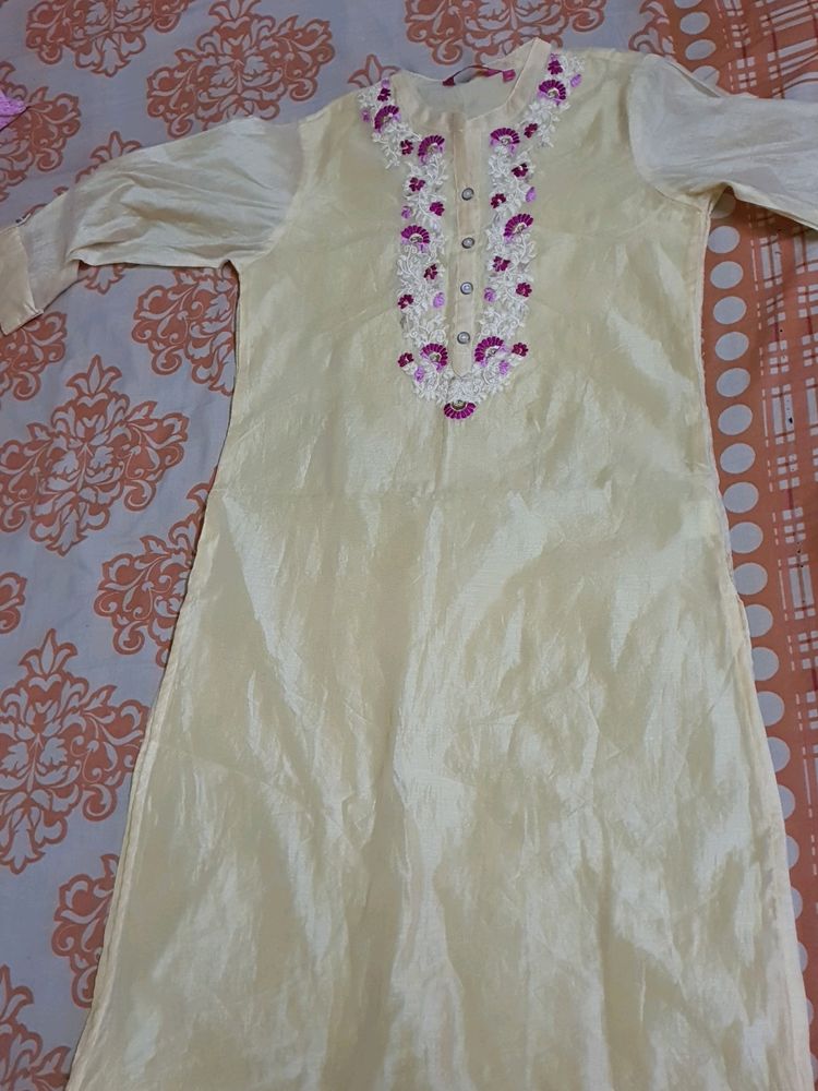 Yellow Kurti