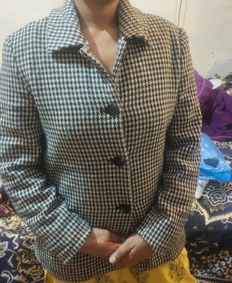 Winter Jacket Black Checks