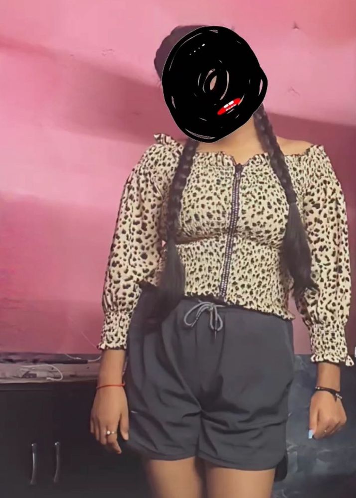Tiger Print Top