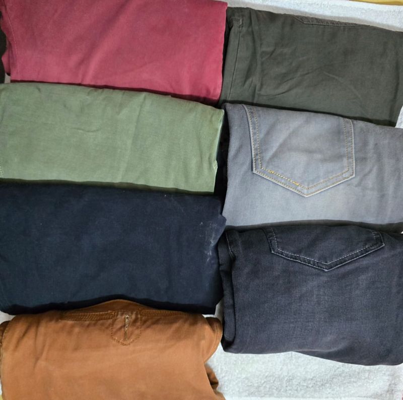 MEN’s wear - Set of 7 Assorted Jeans &amp; Pants