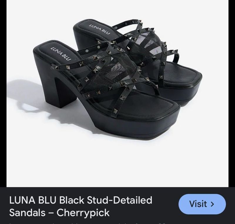 Y2k Date 💕Westside Studded Platform Heels