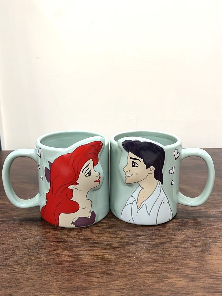 Disney &amp; Ariel Couple Mug Set