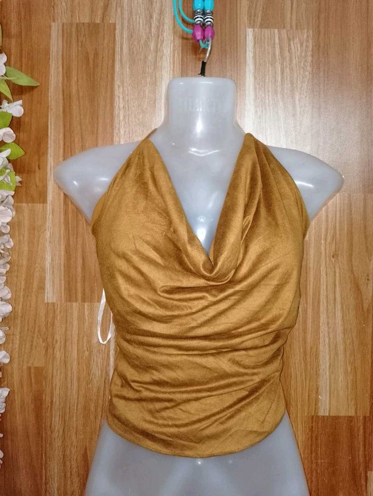 Beautiful Leather Top