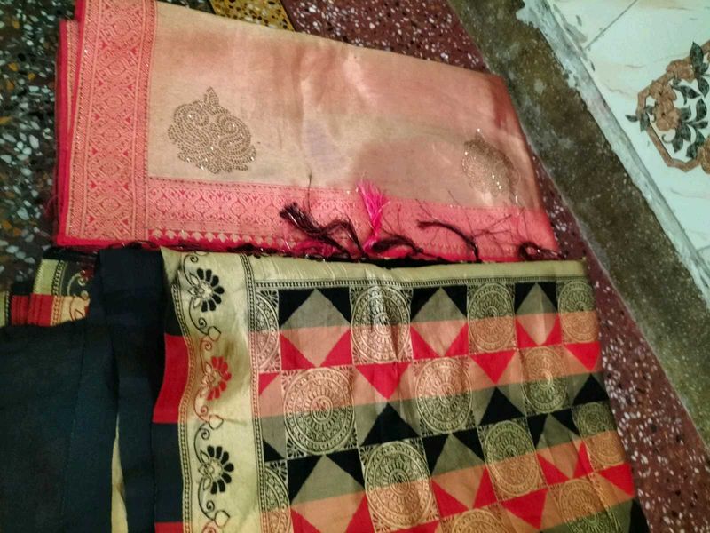 Elegant Silk Saree Combo