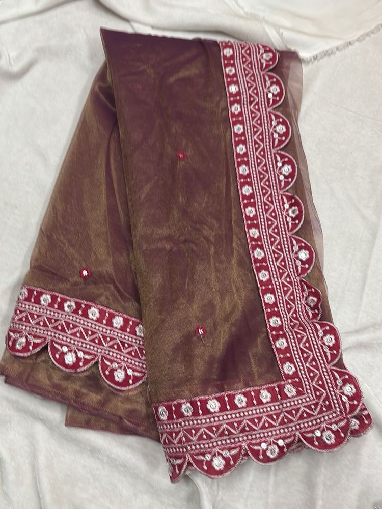 Elegant Embellished Saree