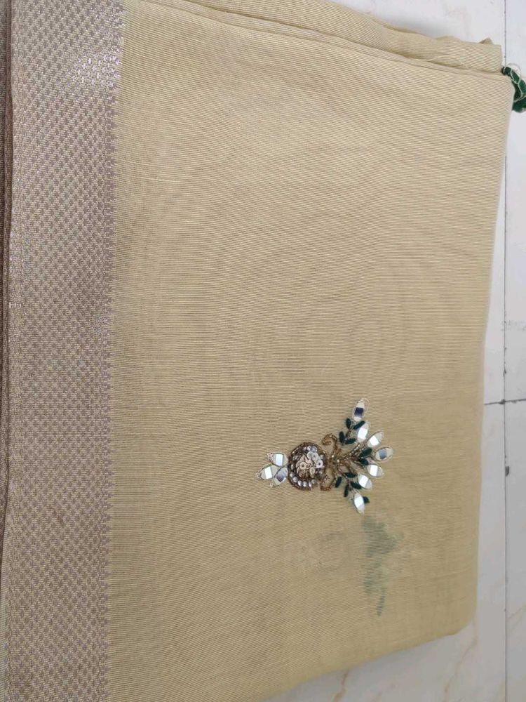 Elegant Lime Yellow Saree