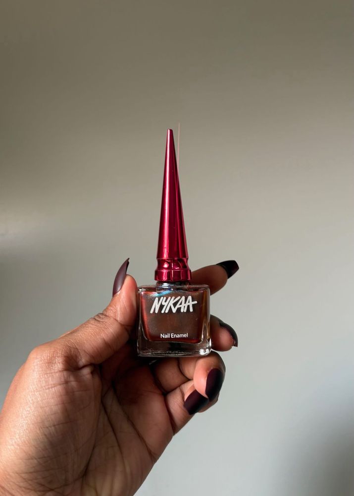 Nykaa Nail Enamel - Crimson Dust 512