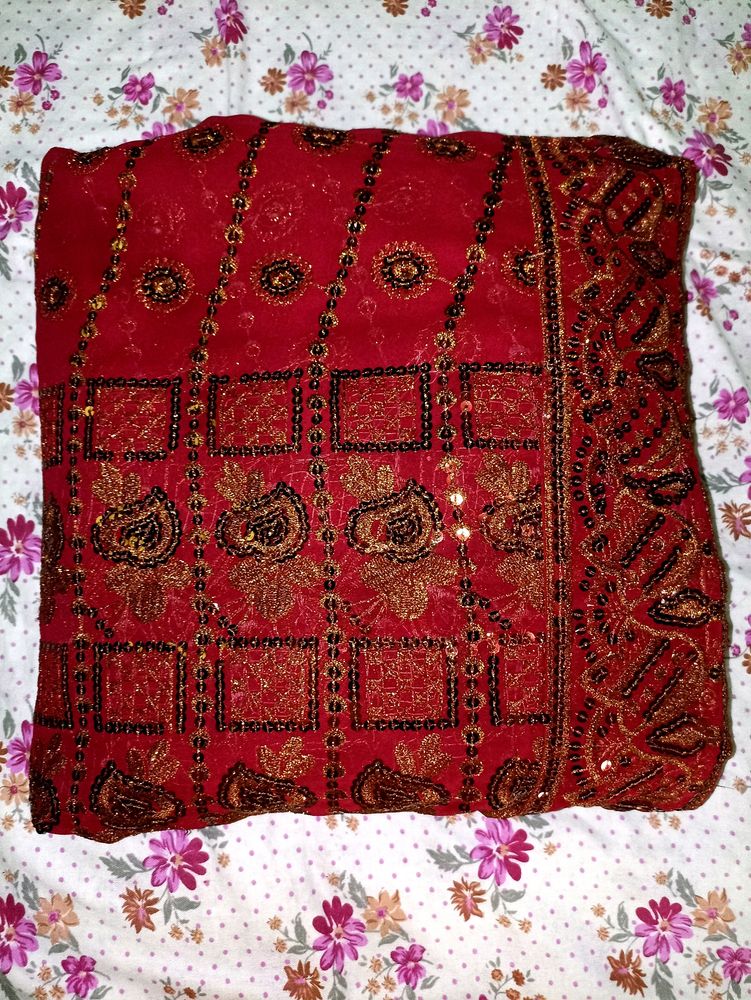 heavy designer saree