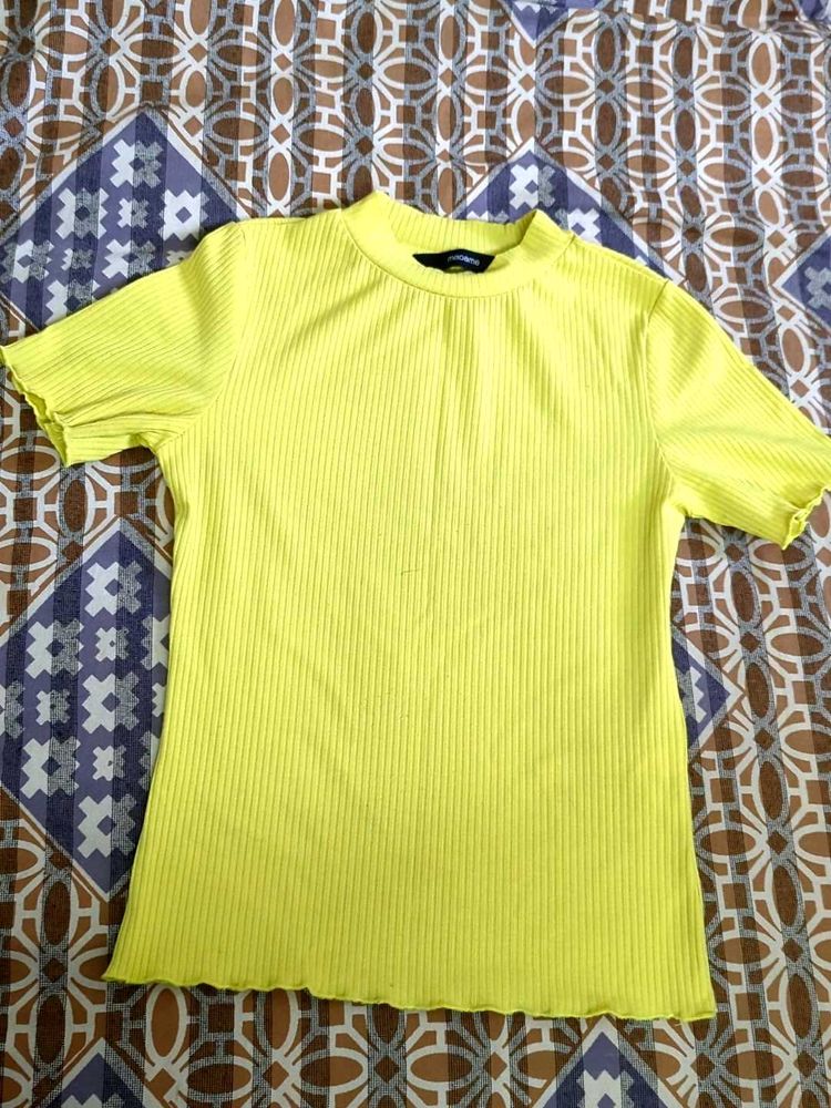 Cute Lemon Green Top