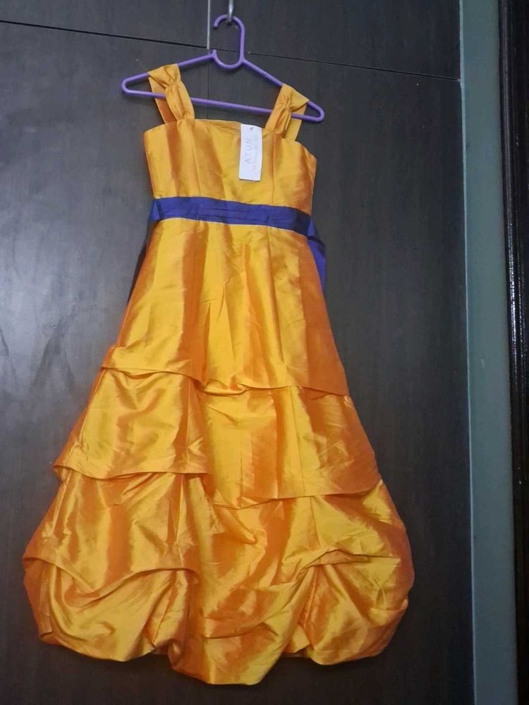 Girls&#39; Occasion Dress - Yellow &amp; Purple