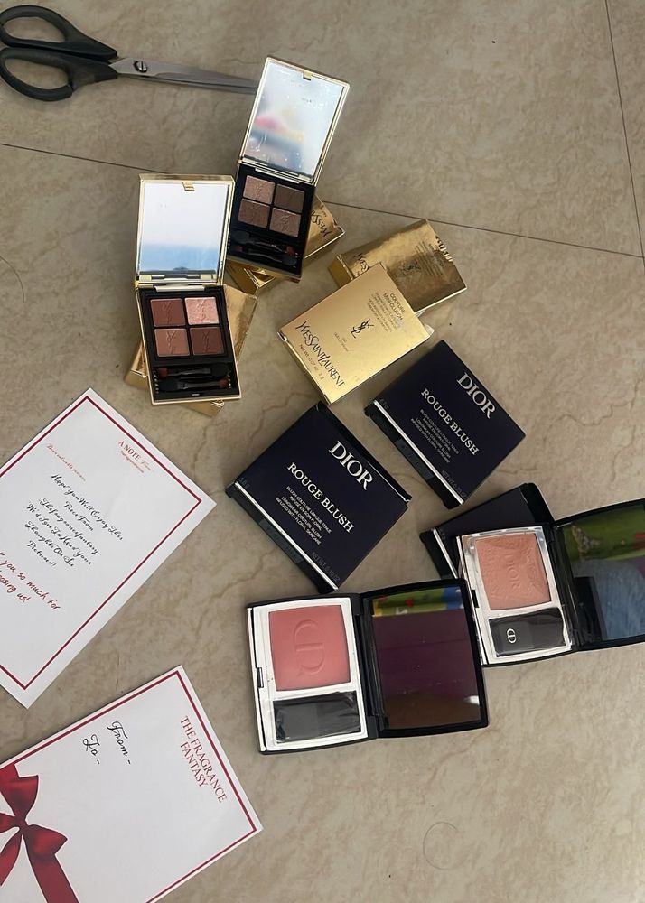 Dior Rouge Blush &amp; ysl Eyeshadow