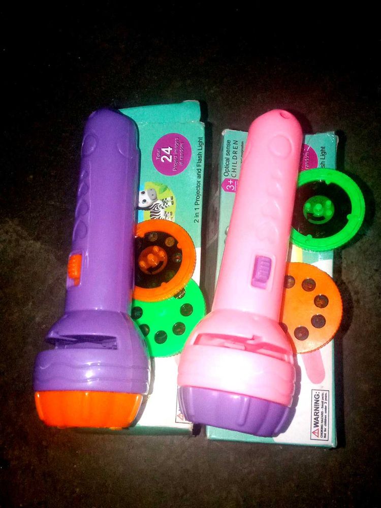 1buy Get 2 Free Projection Flashlight Toys