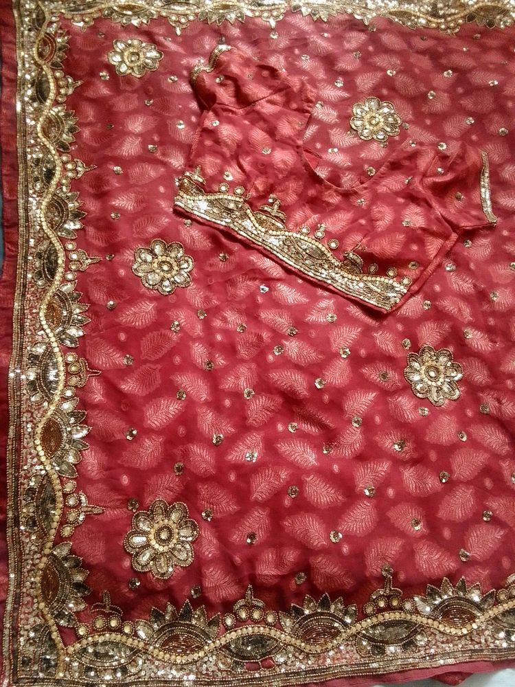 Copper Work Saree! 😍