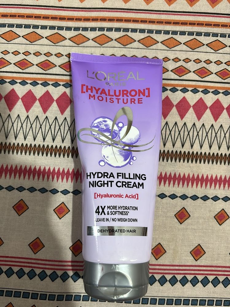 Loreal hyaluron Moisture Night Cream Hair Mask